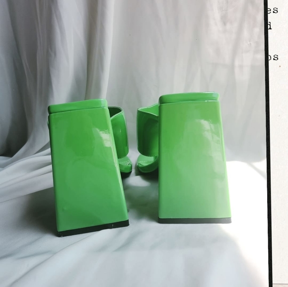 🚨LAST PAIR// Green thong Block heel - Picture 5 of 7